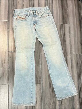 Diesel Y2K Vintage Zink Light Blue Women's Flare Jeans - Classic Bootcut Style
